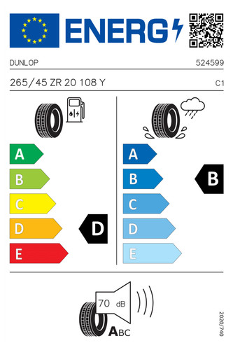 Sommerreifen dunlop 265 zr - sommerreifen, 265/45